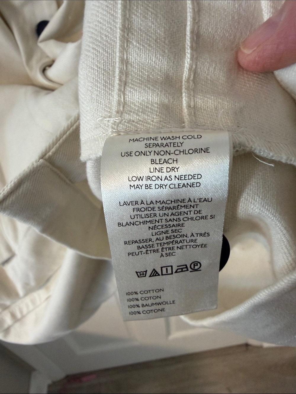 Anthropologie Maeve Collared Swing Jacket
Smocked Chore Coat Ivory Size Large - Picture 10 of 10